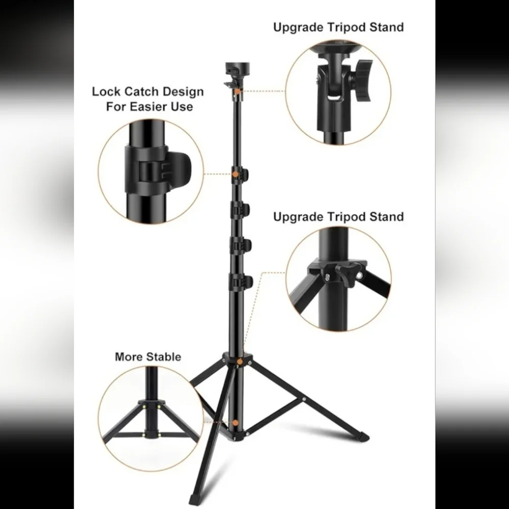 COPY - Black adjustable tripod stand 63